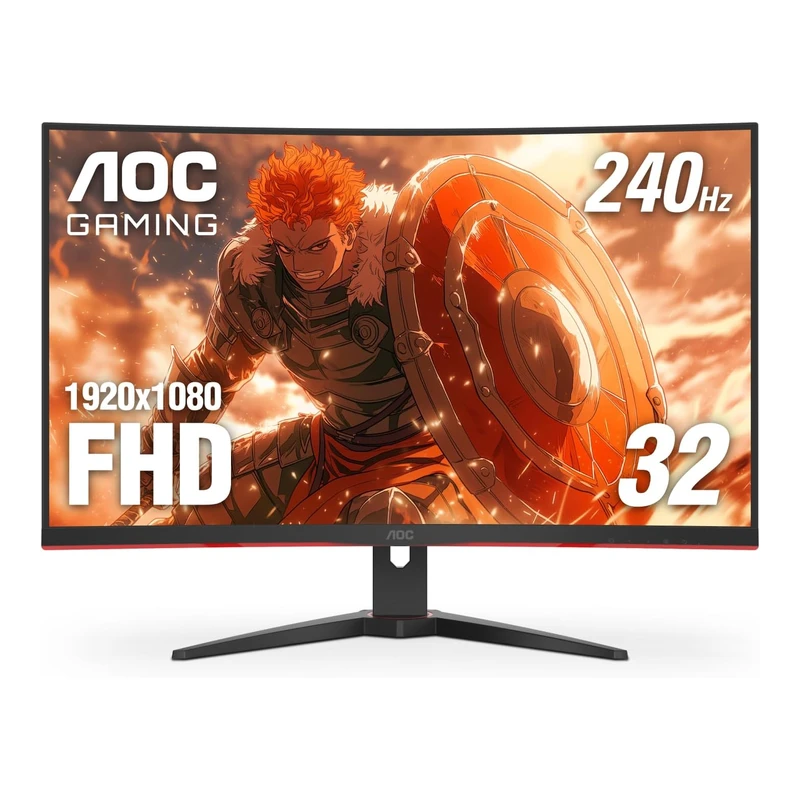 AOC C32G2 Curved Monitor used by Jynxzi